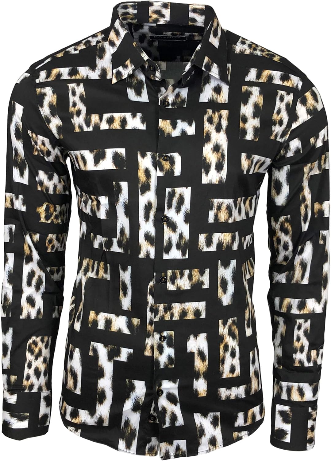 Blumen Hemden Herren Bunte Hemd Langarmhemd Muster Freizeitshemd Langarm Casual Mehrfarbig Shirt XXL