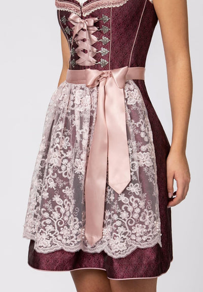 Stockerpoint Damen Dirndl Rosalinde Kleid für besondere Anlässe 30 Bordeaux, 30 Bordeaux