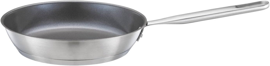 Fiskars Bratpfanne, Ø 24 cm, Beschichtete Pfanne, Für alle Kochfelder geeignet, Recycelter Edelstahl