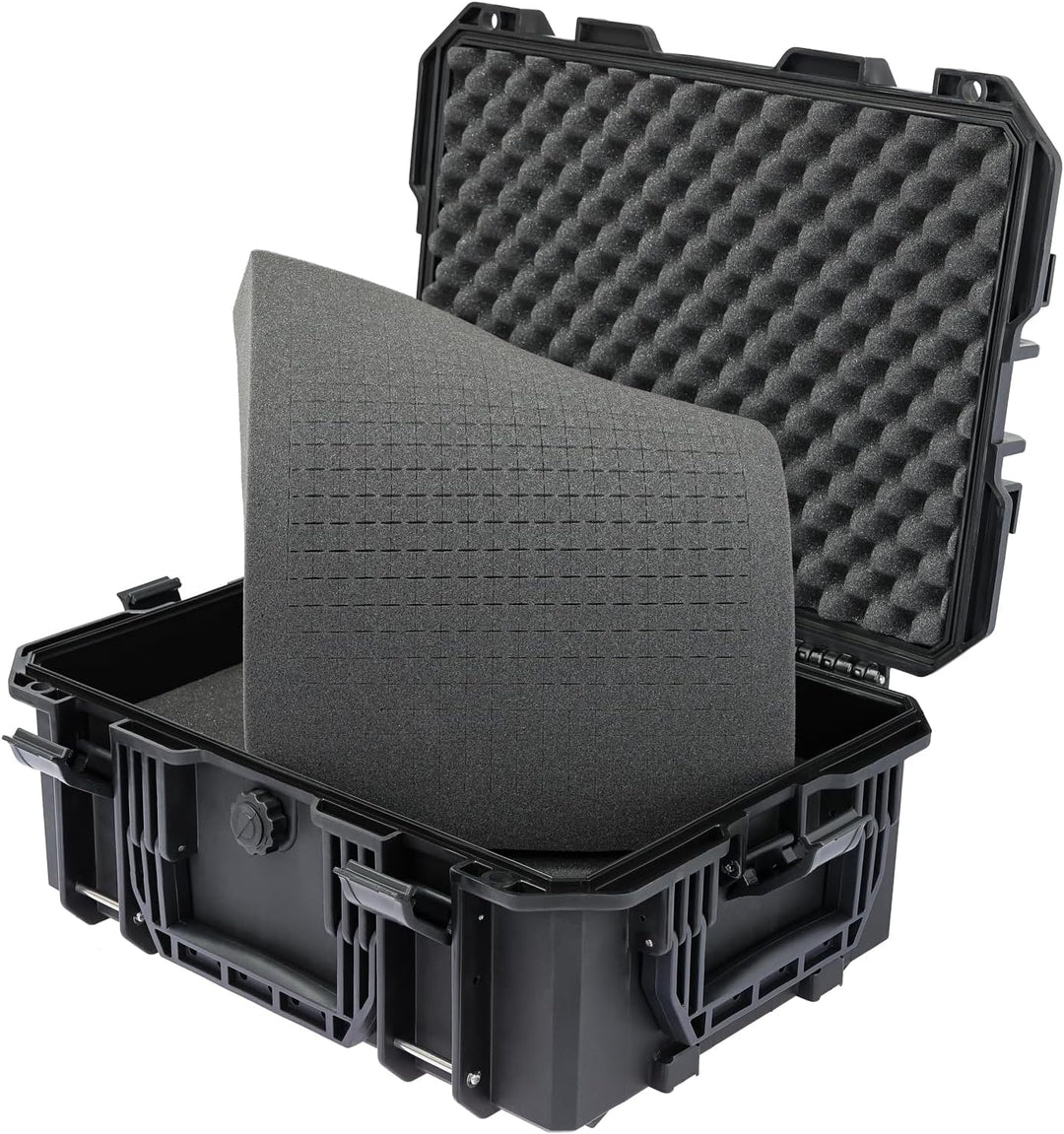 HMF 15401-02 Outdoor Kamerarucksack mit Rasterschaumstoff, Fotorucksack gross | 47,5 x 38 x 22,5 cm