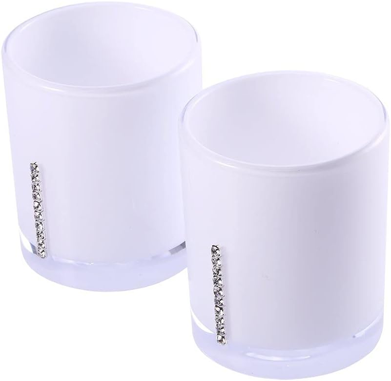 5-Stück Erstklassig Badezimmer Set (aus Hochwertige Acryl mit Diamanten) Bad Accessoire Set Lotion-F
