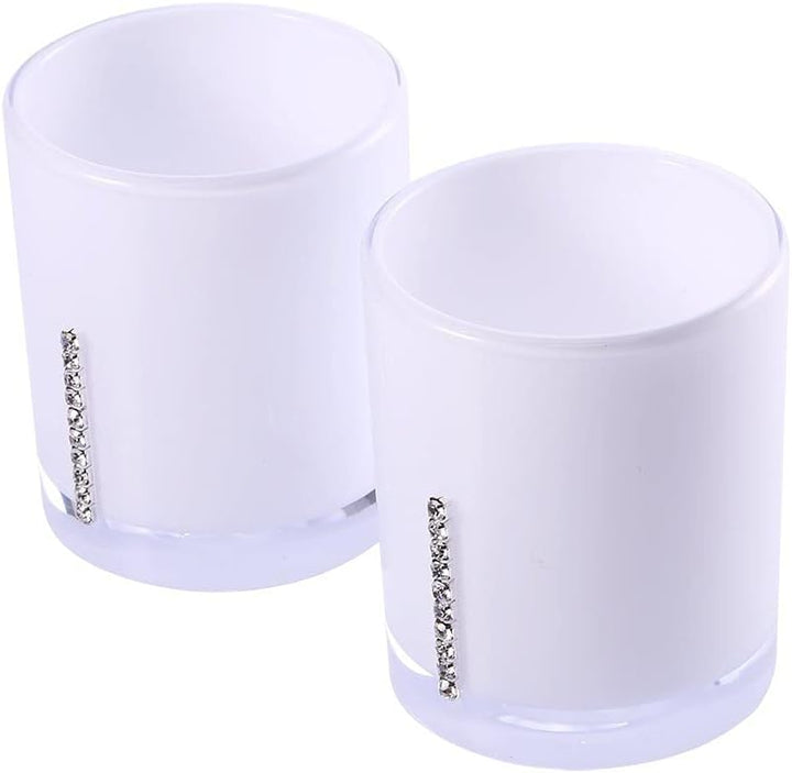 5-Stück Erstklassig Badezimmer Set (aus Hochwertige Acryl mit Diamanten) Bad Accessoire Set Lotion-F