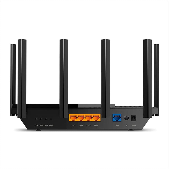 TP-Link Archer AX73 Wi-Fi 6 Gigabit WLAN Router (4804 Mbit/s 5 GHz, 574 Mbit/s 2,4 GHz) schwarz &amp; RE