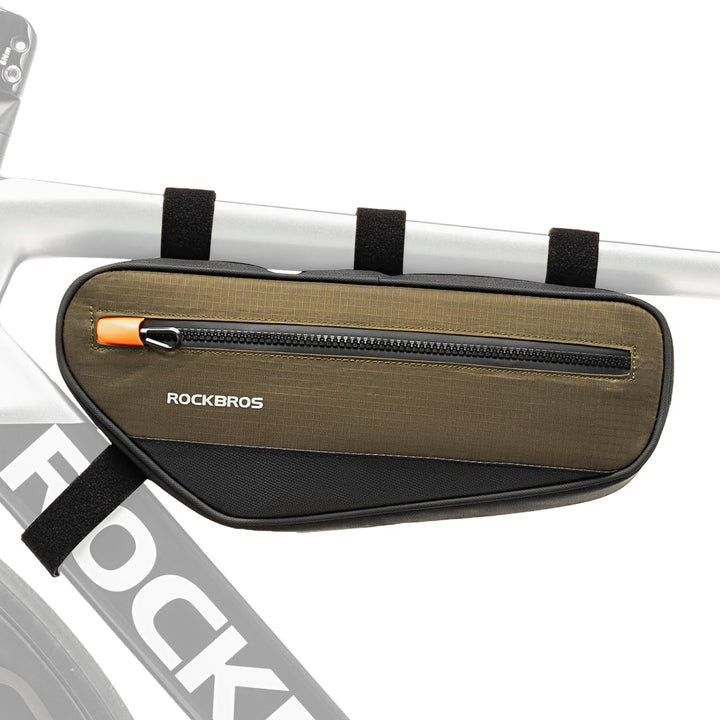 ROCKBROS Fahrradrahmentasche Dreiecktasche 1,7L, Fahrrad Oberrohrtasche Reflektierend für Mountainbi