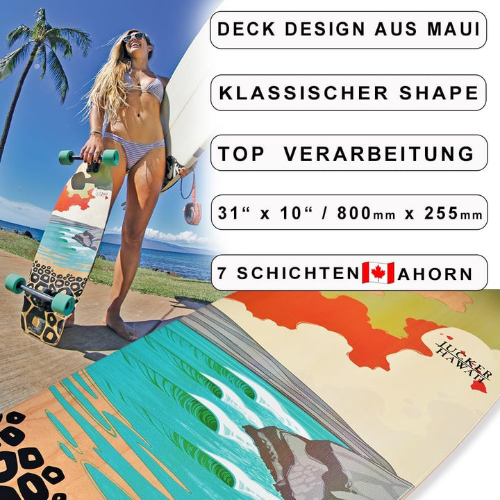 JUCKER HAWAII Surf Skateboards // Skatesurfer // Surfskate // Bestes Surf-Training // Superbeweglich