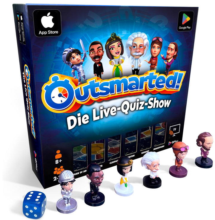Outsmarted – Das Digitale Quizshow-Brettspiel | Kinder, Jugendliche und Erwachsene | Spielabend der
