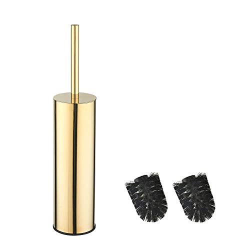 BGL 304 runder, Langer Toilettenbürstenhalter aus 304 Edelstahl Gold, Gold