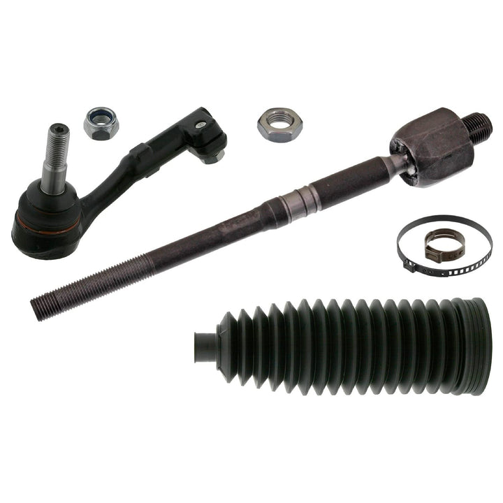 febi bilstein 40515 Spurstange mit Endstück, Manschette und Anbaumaterial , 1 Stück Vorderachse link