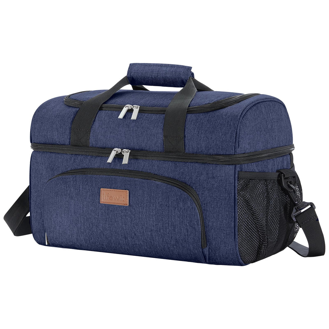 Lifewit grosse Kühltasche für 48 Dosen, isolierte Lunch-Tasche, leichte, tragbare Kühltasche, doppel