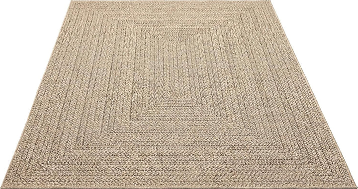 Mia´s Teppiche Soil - wetterfester In- und Outdoor Teppich im Natürlichem Jute-Look, wetterfest, gee