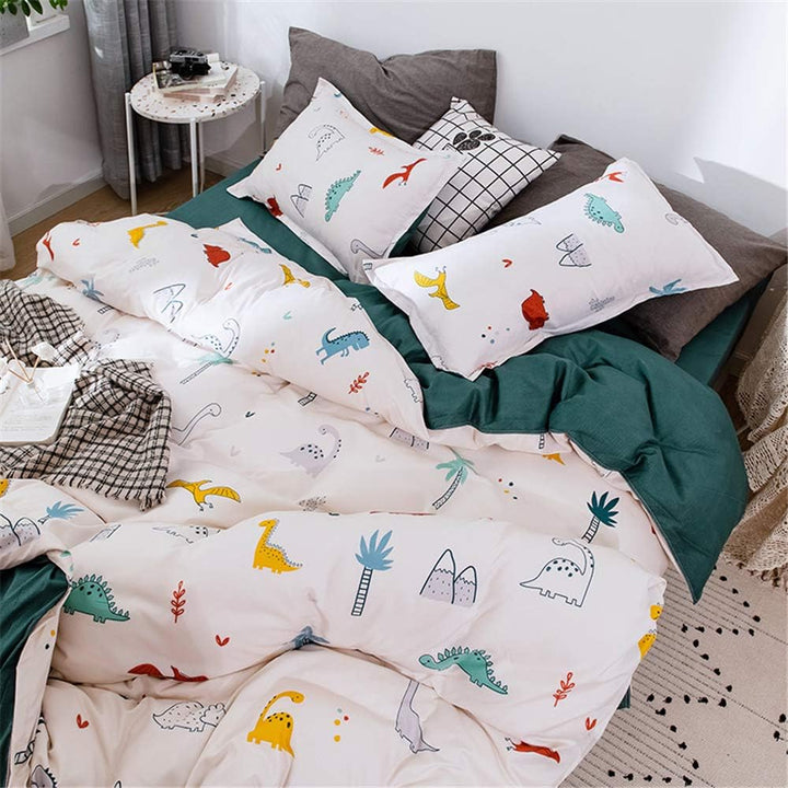 Odot Bettwäsche 135x200 cm 3 Teilig, Mikrofaser Bettwäsche-Set mit Reissverschluss + 2 Kissenbezüge