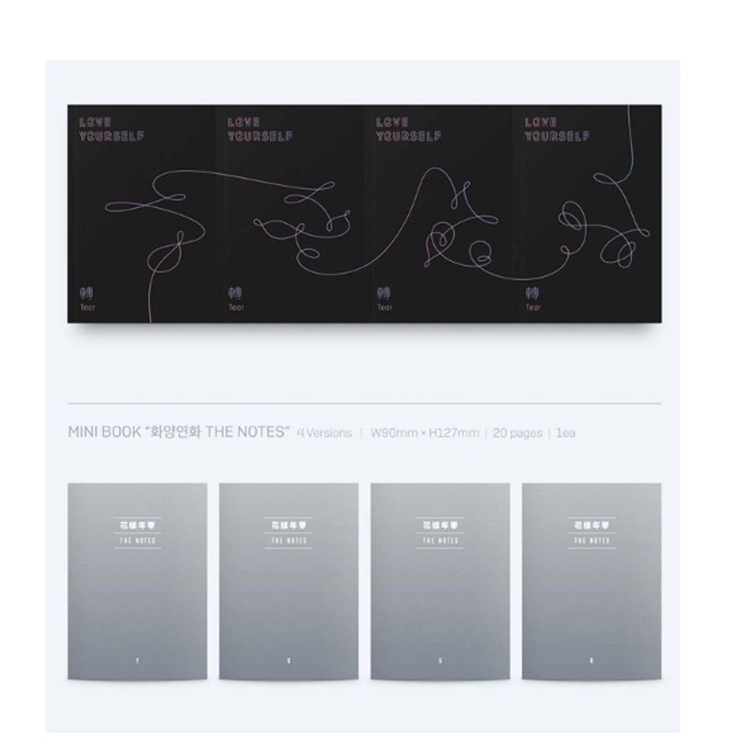 BTS 3rd Album - LOVE YOURSELF 轉 TEAR [ Y ver. ] CD + Photobook + Mini Book + Photocard + Standing Ph