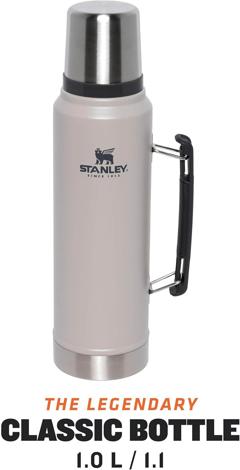 Stanley Classic Legendary Thermosflasche Edelstahl 1L - Thermos Hält 24 Stunden Heiss oder Kalt - Ed