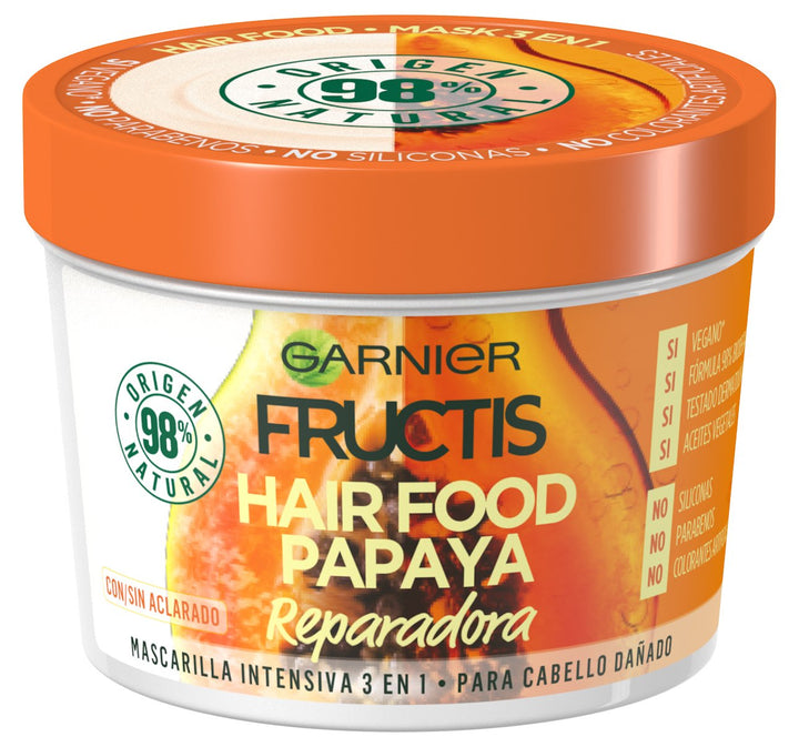 Fructis Hair Mascaras 280 ml Papaya 390 ml (3er Pack), Papaya 390 ml (3er Pack)