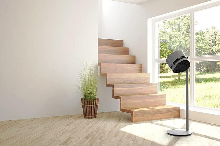 BONECO Ventilator F235 I Standventilator I höhenverstellbar bis 121cm I 32 Leistungsstufen I App-Ste
