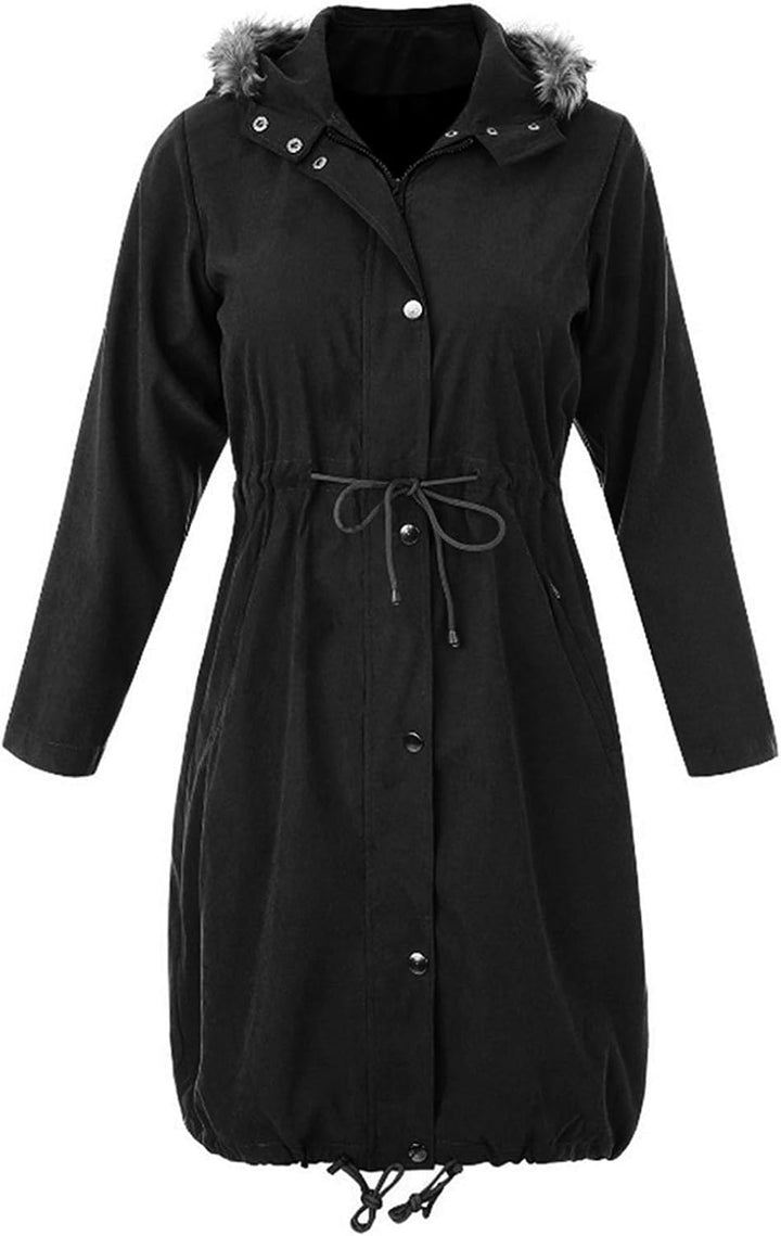 Umstandsjacke Winter 3 In 1 : Umstands Baumwolljacke Mit Einstellbarer Kordelzug& Taschen Schwangers