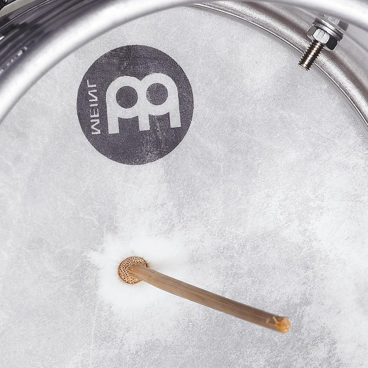Meinl Percussion QW6 Aluminium Cuica, 15,24 cm (6 Zoll) Durchmesser, silber