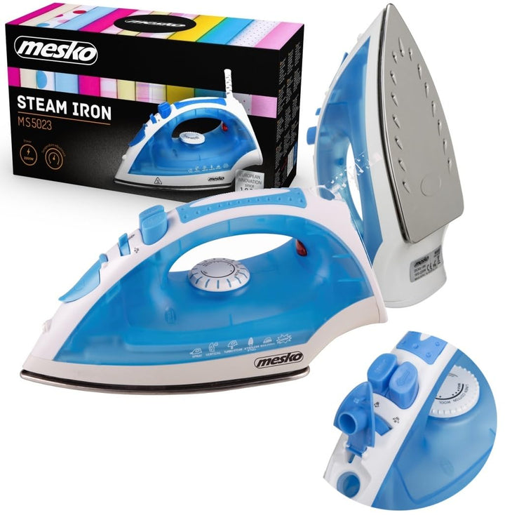 Mesko MS 5023 Eisenstahlsohle 2200 W blau, mehrfarbig