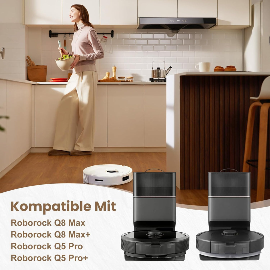 24 Stück Zubehör für Roborock Q8 Max / Q5 Pro / Q8 Max+ Saugroboter