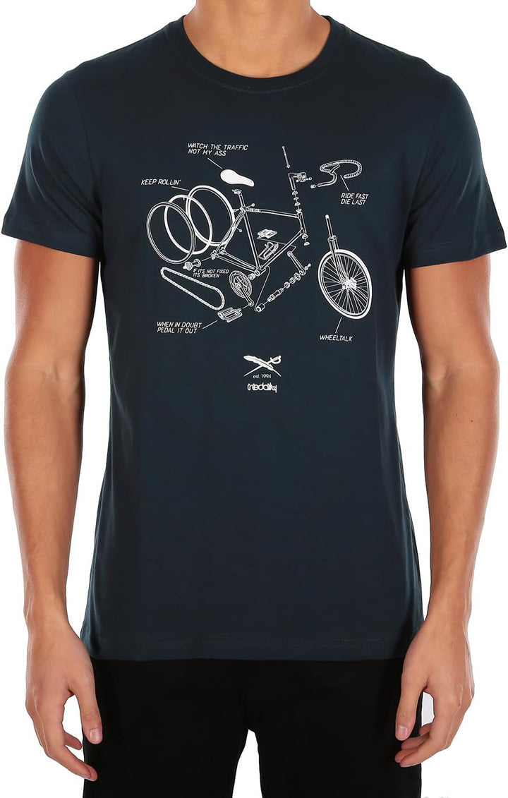 IRIEDAILY Bikeplosion Tee [Dark Orion] L