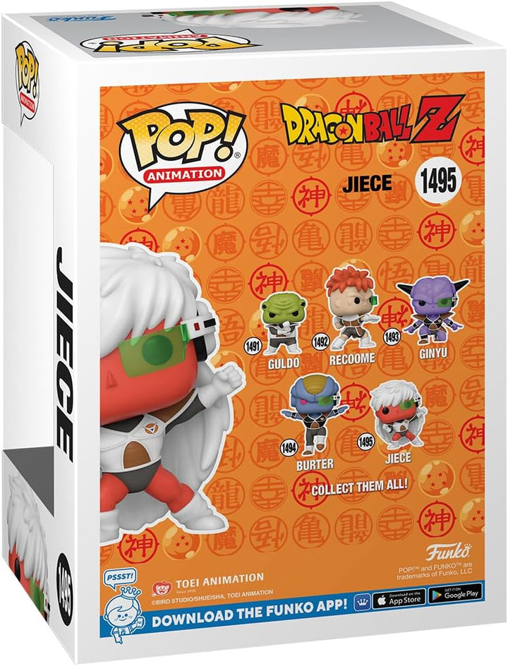 Funko Pop! Animation: Dragon Ball Z - Jeice - Jiece - Vinyl-Sammelfigur - Geschenkidee - Offizielle