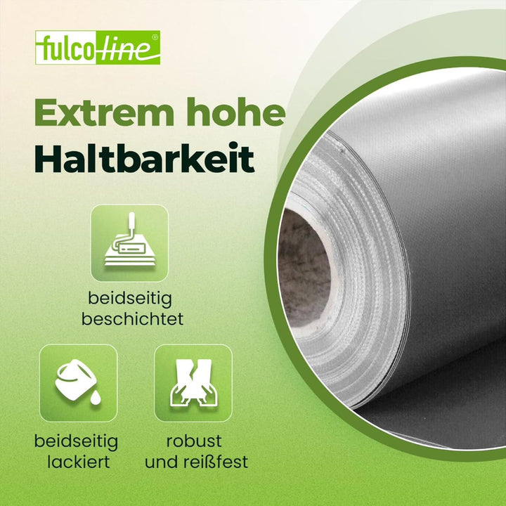 LKW Plane, 700 g, Ösen alle 50 cm mit Saum mit Wunschmass (Dunkelgrau, 2,40 m x 2,00 m) Dunkelgrau 2