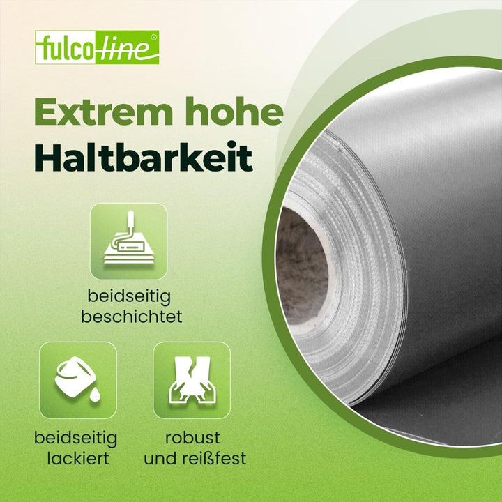 LKW Plane, 700 g, Ösen alle 50 cm mit Saum mit Wunschmass (Dunkelgrau, 3,00 m x 6,00 m) Dunkelgrau 3