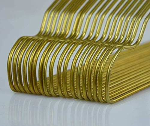 Kleiderbügel 100 Stück Gold Drahtbügel Metallkleiderbügel Drahtkleiderbügel Metall Draht verzinkt pl