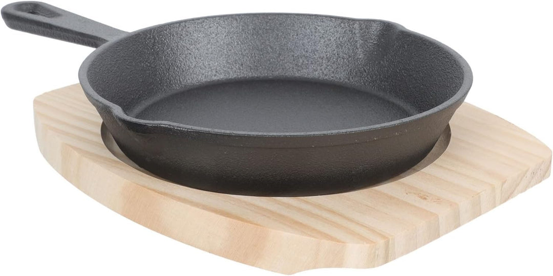 YARNOW 1 Satz Gusseiserne Pfanne Omelettpfanne Bratpfanne Antihaftbeschichtetes Backgeschirr Grillzu