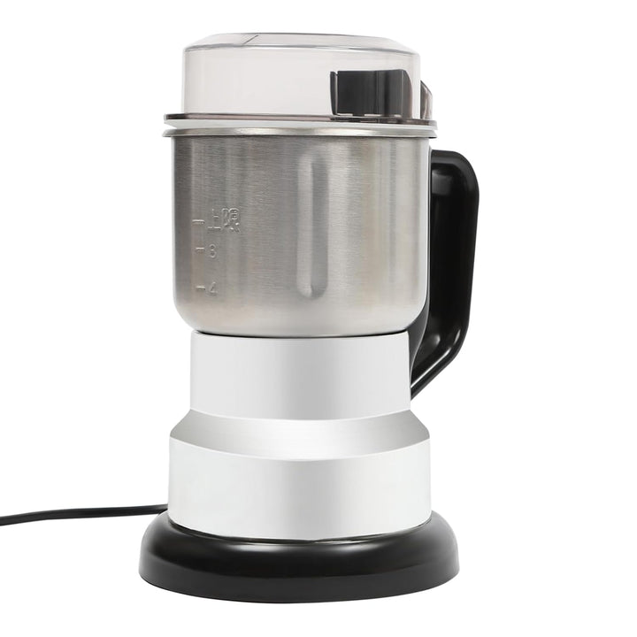 Kaffeemühle Elektrisch 300W Kaffeemühle, 22000U/m Gewürzmühle Edelstahl mit Pinsel & Löffel, 500ml K