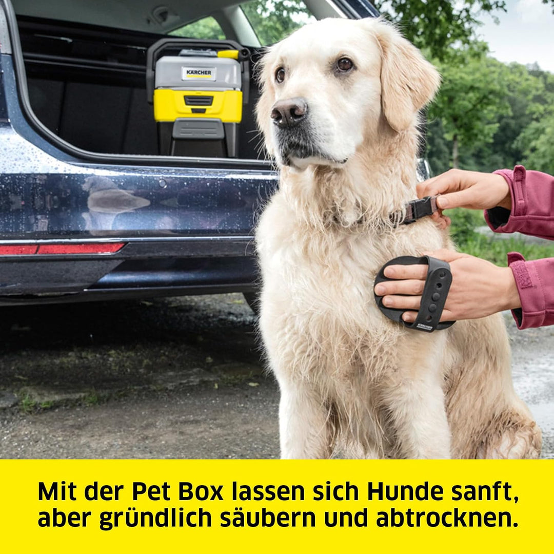 Kärcher Mobile Outdoor Cleaner OC 3 Pet Box (Wassertankvolumen: 4 l, Lithium-Ionen-Akku, abnehmbarer