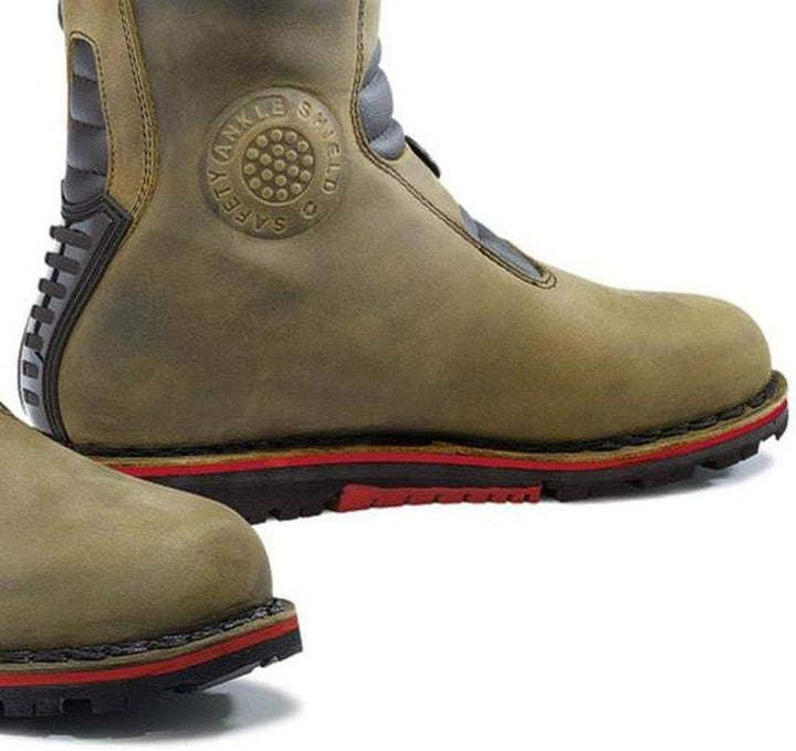 FORMA Stiefel Moto Trial Boulder Eichzulassung CE 47 EU Braun, 47 EU Braun