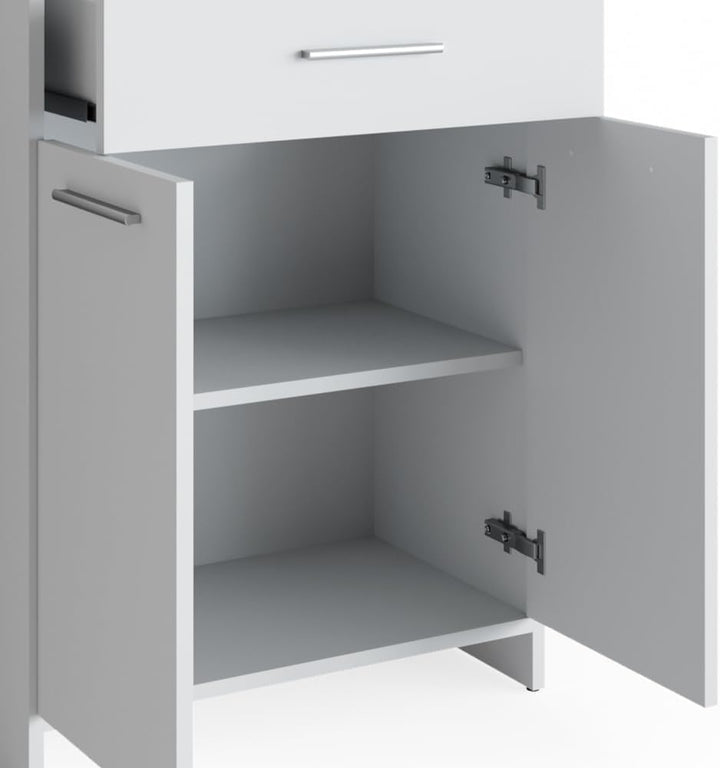 Vicco Midischrank Kiko, Weiss, 60 x 80 cm Weiss 60x80, Weiss 60x80