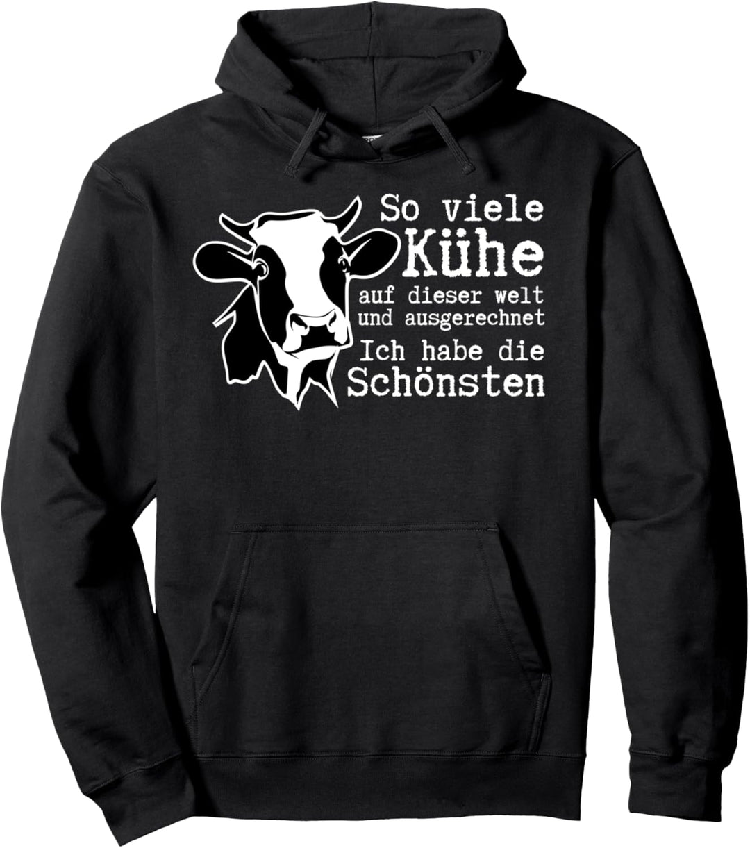 So viele Kühe auf dieser Welt, Kuhzüchter Rinderzüchter Pullover Hoodie