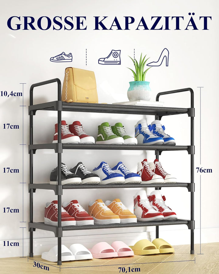 Kitsure Schuhregal für Schrank, stabile Schuhablage für den Eingangsbereich, platzsparendes kleines