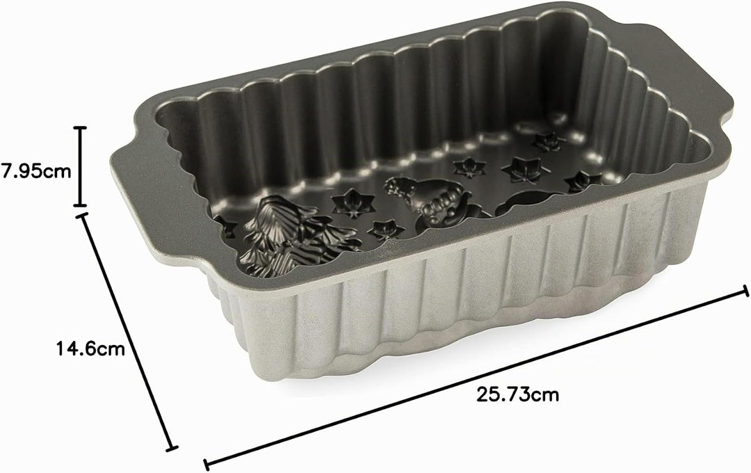 Nordic Ware Winter Wonderland Kastenform Weihnachten Gugelhupfform Aluguss Gugelhupfform mit Weihnac