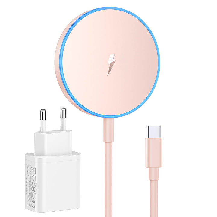 für MagSafe Ladegerät iPhone mit 20W Schnelles Adapter, Wireless Charger induktive ladestation für i