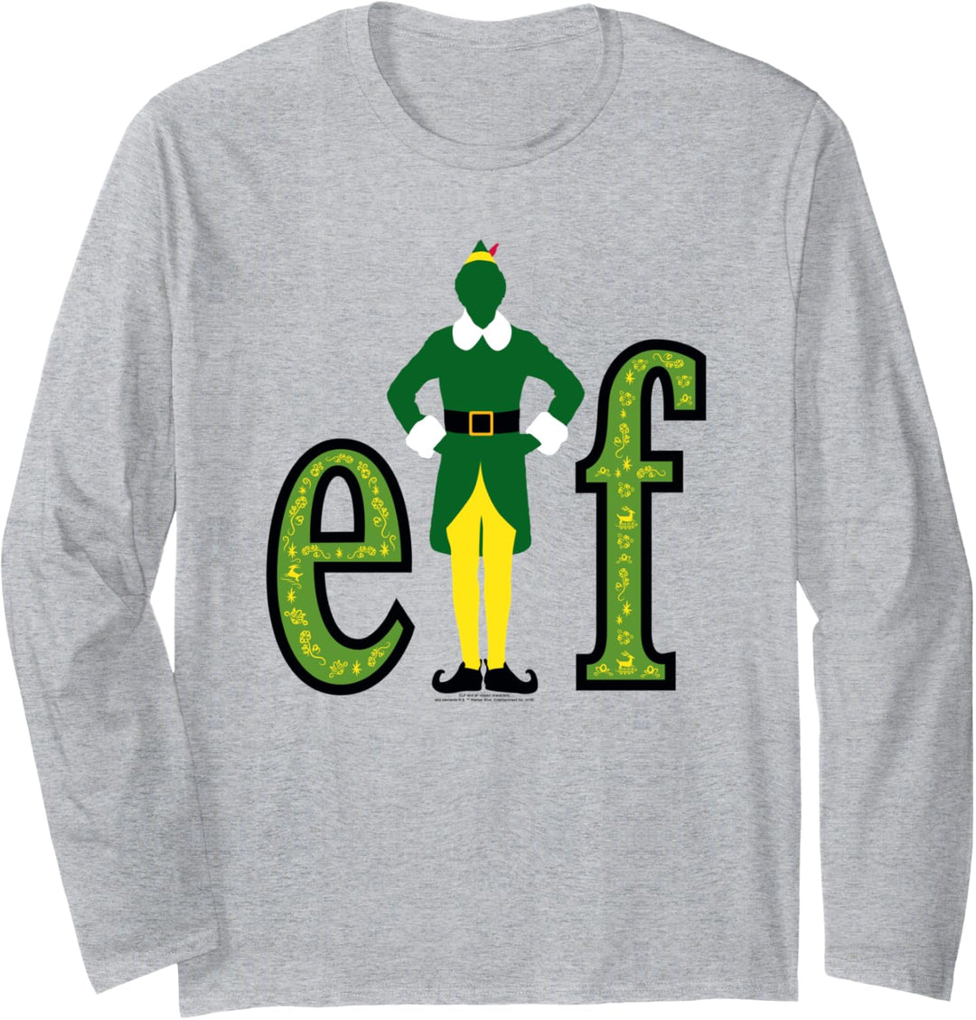 Elf Elf Logo Weihnachten Langarmshirt