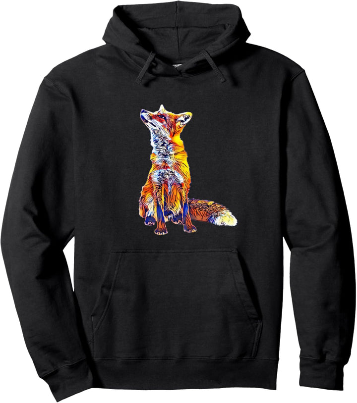 Fuchs schlaue Füchse Tiere Wald schlauer Fuchs Design Pullover Hoodie