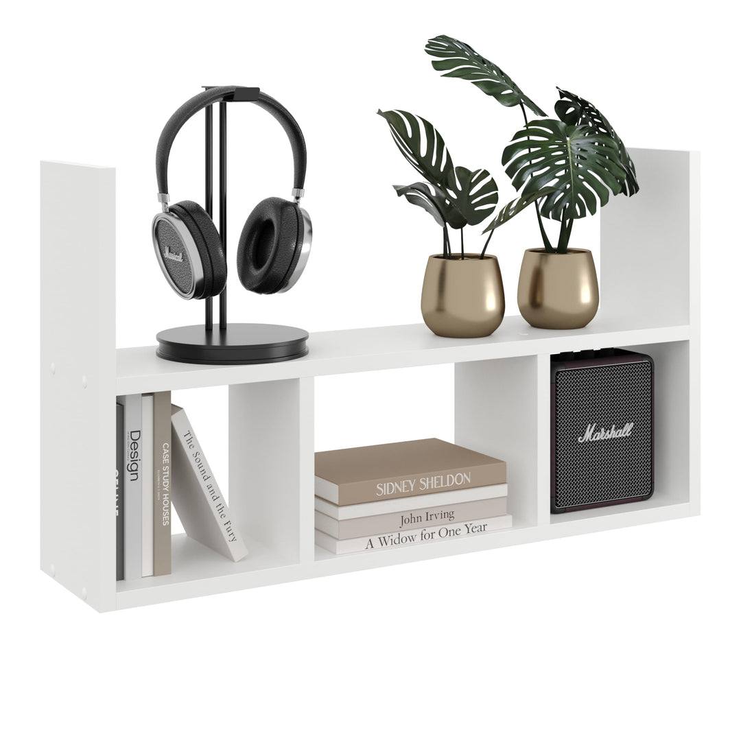KUBUTKU Wandregal 45x78x18 Hängeregal Mordern Design Schweberegal für Wohnzimmer Schlafzimmer Büro u