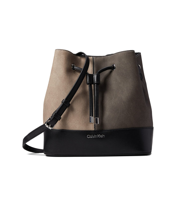 Calvin Klein Damen Gabrianna Bucket Eimer Einheitsgrösse Graue Kombination, Einheitsgrösse Graue Kom