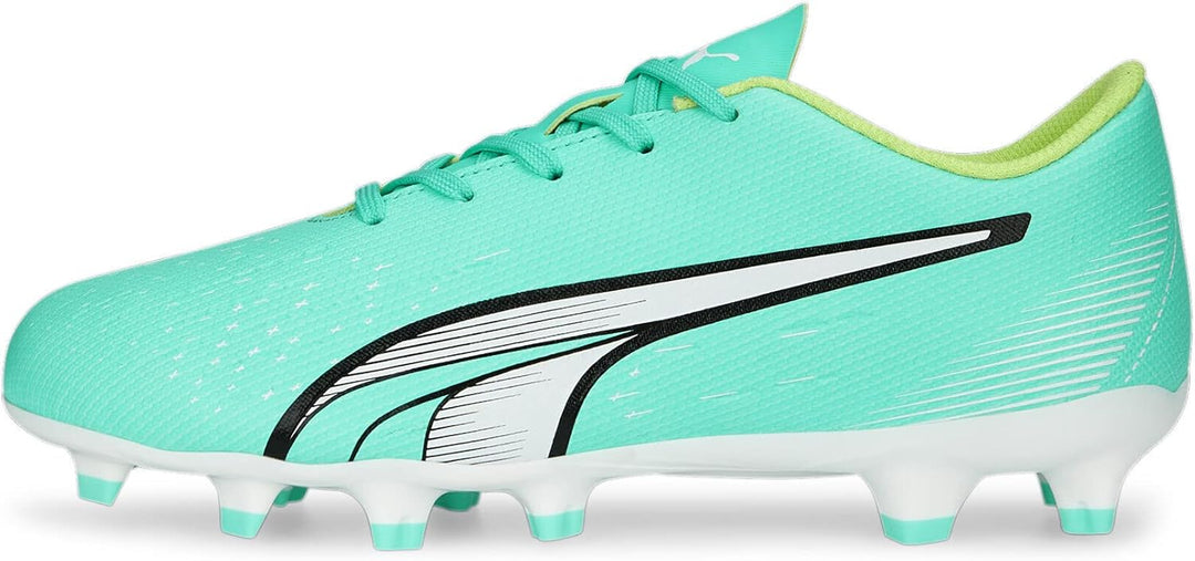 PUMA Unisex Kinder Ultra Pro Fg/Ag Jr Fussballschuh 29 EU Electric Peppermint Puma White Fast Yellow