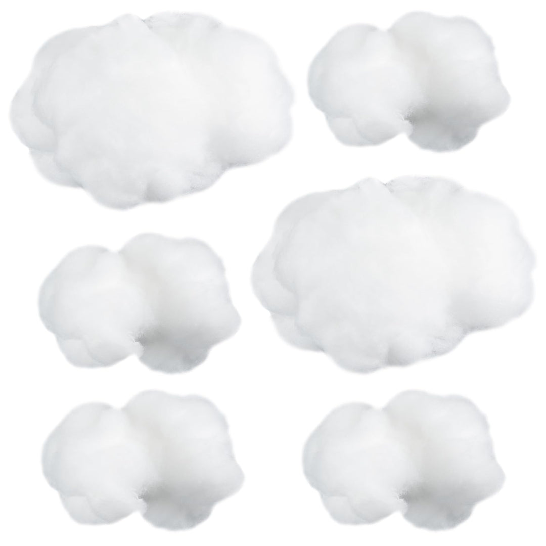 Jetec 6 Stücke Künstliche Wolke Requisiten Imitation 3D Wolke Hängende Dekorationen Wolken Form Raum