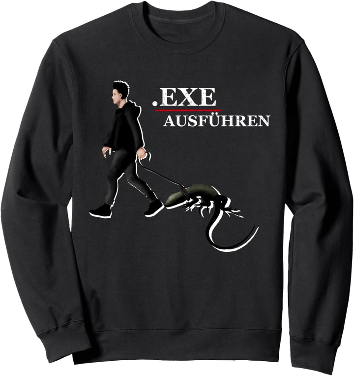 Programmierer Informatiker .Exe ausführen Nerds Sweatshirt