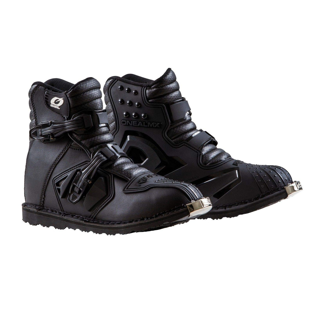 O'NEAL Rider Shorty-Stiefel für Erwachsene, Uni, Schwarz, Grösse 40 12 UK, 12 UK