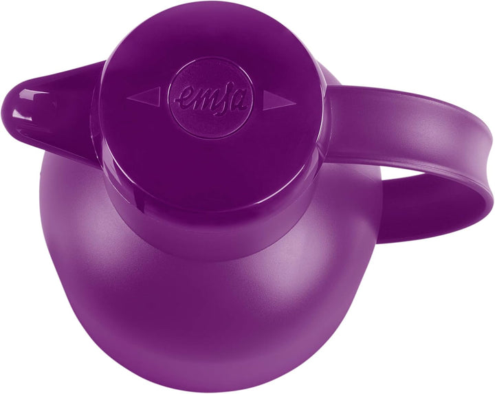 Emsa N40118 Samba Isolierkanne |1,5 Liter | Quick Press Verschluss | 12h heiss und 24h kalt | Transl