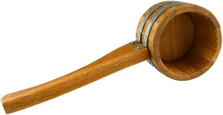 Sauna Aufgusskelle Schöpfkelle Saunakelle 0,5L Eiche