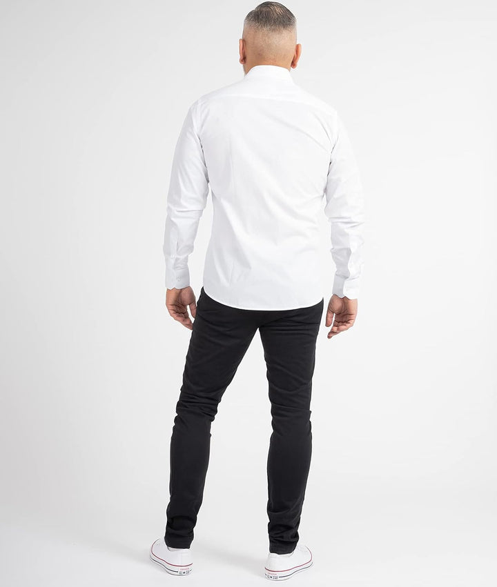 Indumentum Chino Hose Basic Slim Fit IS-305 30W / 30L Schwarz, 30W / 30L Schwarz