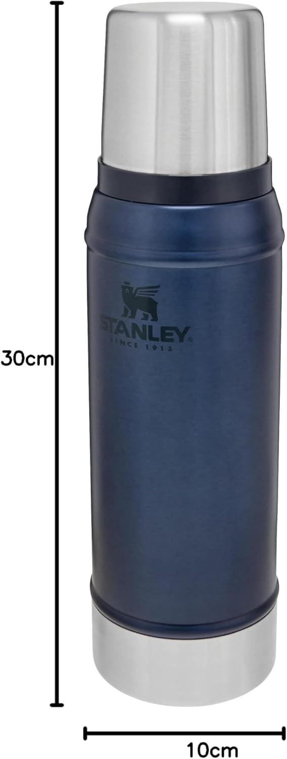 Stanley Classic Legendary Thermosflasche Edelstahl 750 ml - Thermos Hält 20 Stunden Heiss oder Kalt