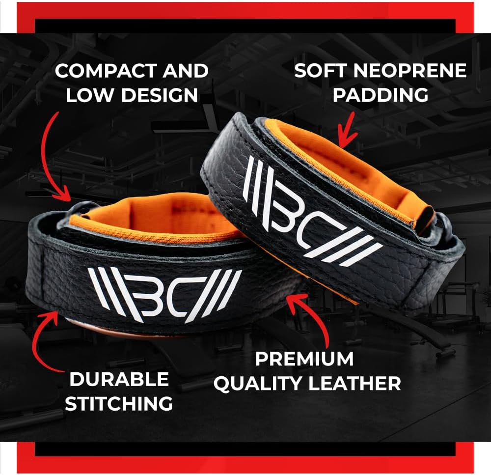 WARM BODY COLD MIND Premium Leder Wrist Wraps für Olympisches Gewichtheben, Handgelenkstütze, Fitnes